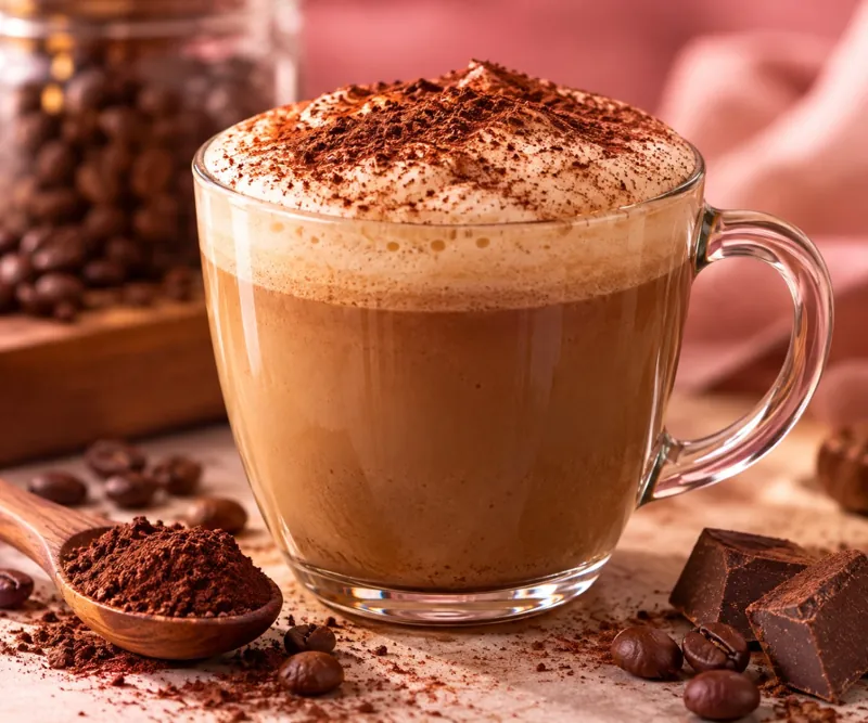 Cappuccino Zero açúcar com canela por cima